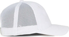 OC Sports FLX672M-E ProFlex Adjustable Sweatband Cap - E White White - White / OSFM