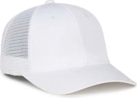 OC Sports FLX672M-E ProFlex Adjustable Sweatband Cap - E White White - White / OSFM