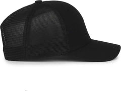 OC Sports FLX672M OCflx Adjustable Sweatband Cap - Black Black - Black / OSFM