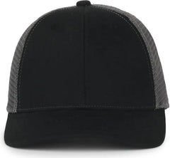 OC Sports FLX672M OCflx Adjustable Sweatband Cap - Black Charcoal - Dark Gray / OSFM