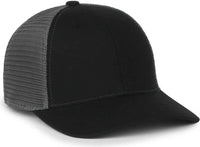 OC Sports FLX672M OCflx Adjustable Sweatband Cap - Black Charcoal - Dark Gray / OSFM
