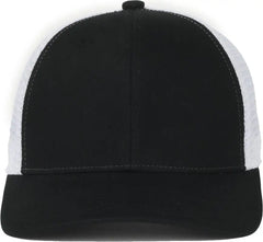 OC Sports FLX672M OCflx Adjustable Sweatband Cap - Black White - White / OSFM