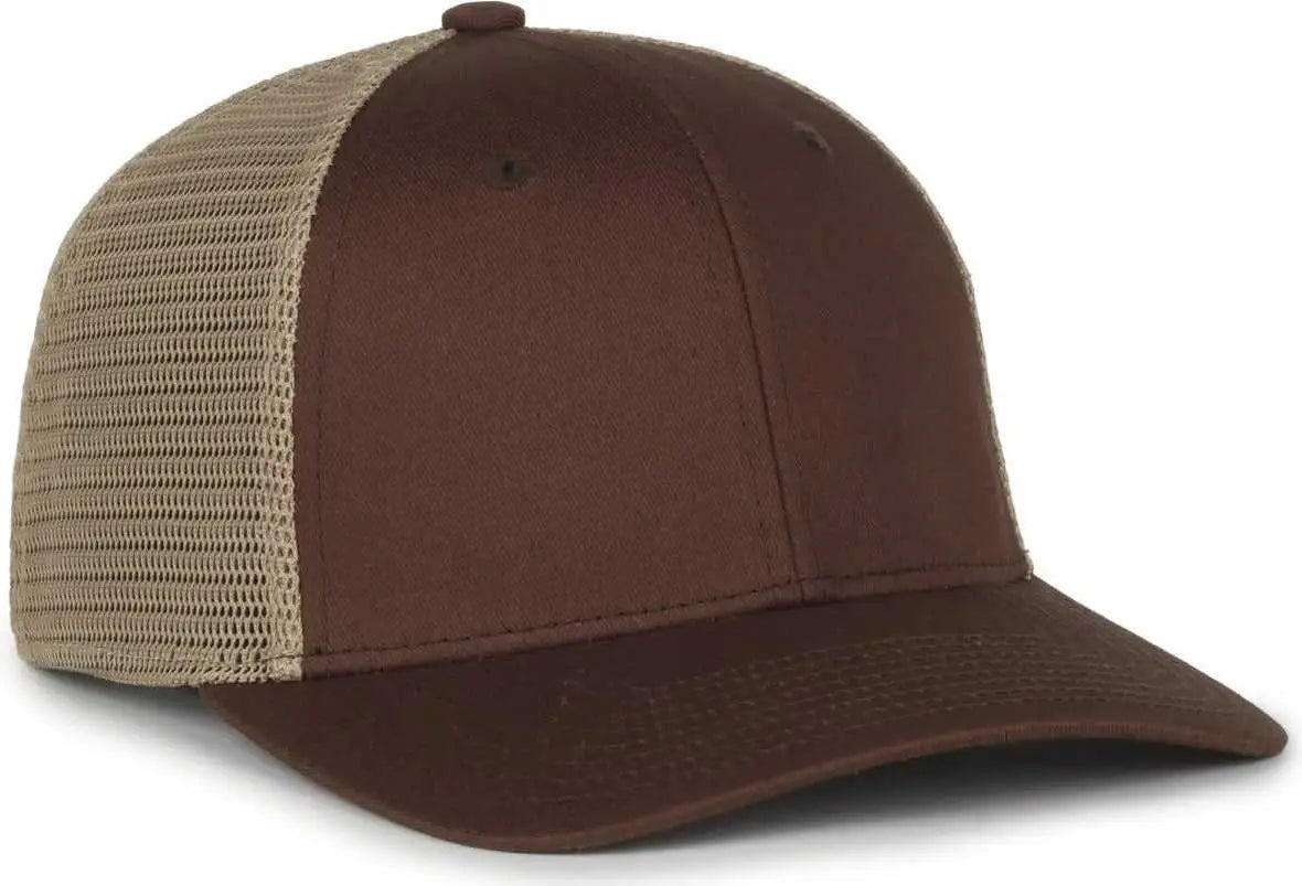 OC Sports FLX672M OCflx Adjustable Sweatband Cap - Brown Khaki - Khaki / OSFM