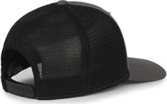 OC Sports FLX672M OCflx Adjustable Sweatband Cap - Charcoal Black - Black / OSFM