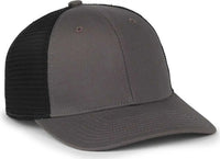 OC Sports FLX672M OCflx Adjustable Sweatband Cap - Charcoal Black - Black / OSFM