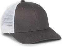 OC Sports FLX672M OCflx Adjustable Sweatband Cap - Charcoal White - White / OSFM
