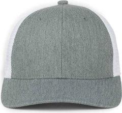 OC Sports FLX672M OCflx Adjustable Sweatband Cap - Heathered Gray White - White / OSFM