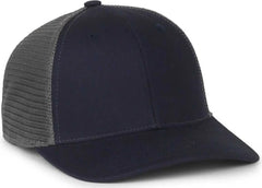 OC Sports FLX672M OCflx Adjustable Sweatband Cap - Navy Charcoal - Dark Gray / OSFM