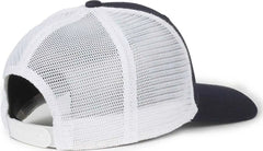OC Sports FLX672M OCflx Adjustable Sweatband Cap - Navy White - White / OSFM