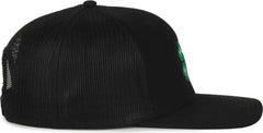 OC Sports FOUR019 4-H Youth Development Cap - Black - Black / 6 7/8’’ - 7 1/2’’