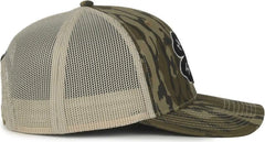 OC Sports FOUR020 4-H Youth Development Cap - Mossy Oak Original Bottomland Tan - Mossy Oak Tan / 6 7/8’’ - 7 1/2’’