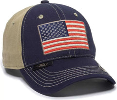 OC Sports FRD10A Ford Adjustable Cap - Navy Khaki - Navy Khaki / 6 7/8’’ - 7 1/2’’
