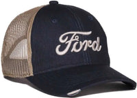 OC Sports FRD16A Ford Series Cap - Nvy Natural - Natural / OSFM