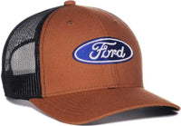OC Sports FRD17A Ford Series Cap - Brown Black - Black / OSFM