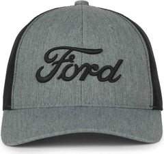 OC Sports FRD18 Ford Series Cap Heathered Gray Black Gray Black / 6 7/8’’ 7 1/2’’