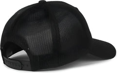 OC Sports FWT-130SB Garment Washed Snap Back Cap - Black Black - Black / OSFM