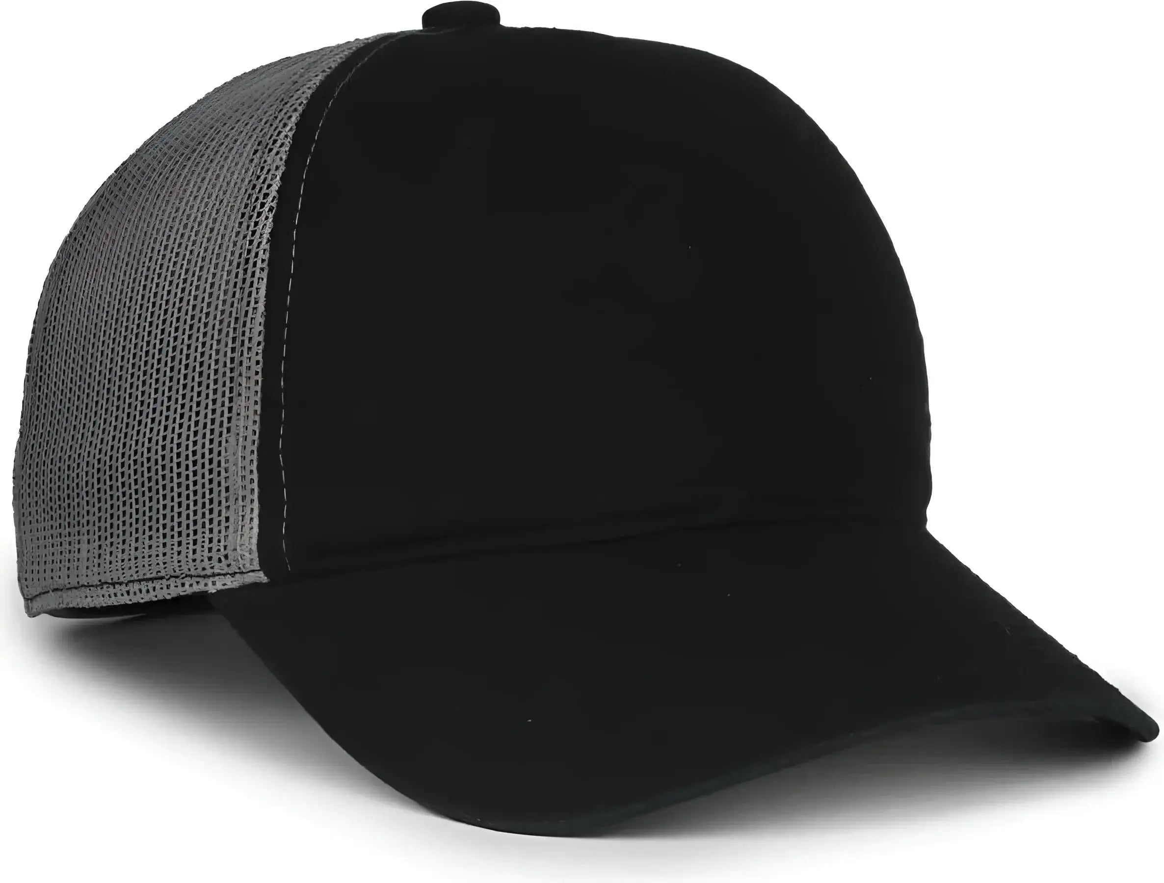 OC Sports FWT-130SB Garment Washed Snap Back Cap - Black Charcoal - Dark Gray / OSFM
