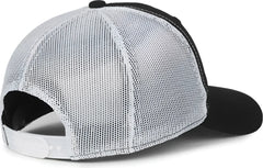 OC Sports FWT-130SB Garment Washed Snap Back Cap - Black White - White / OSFM