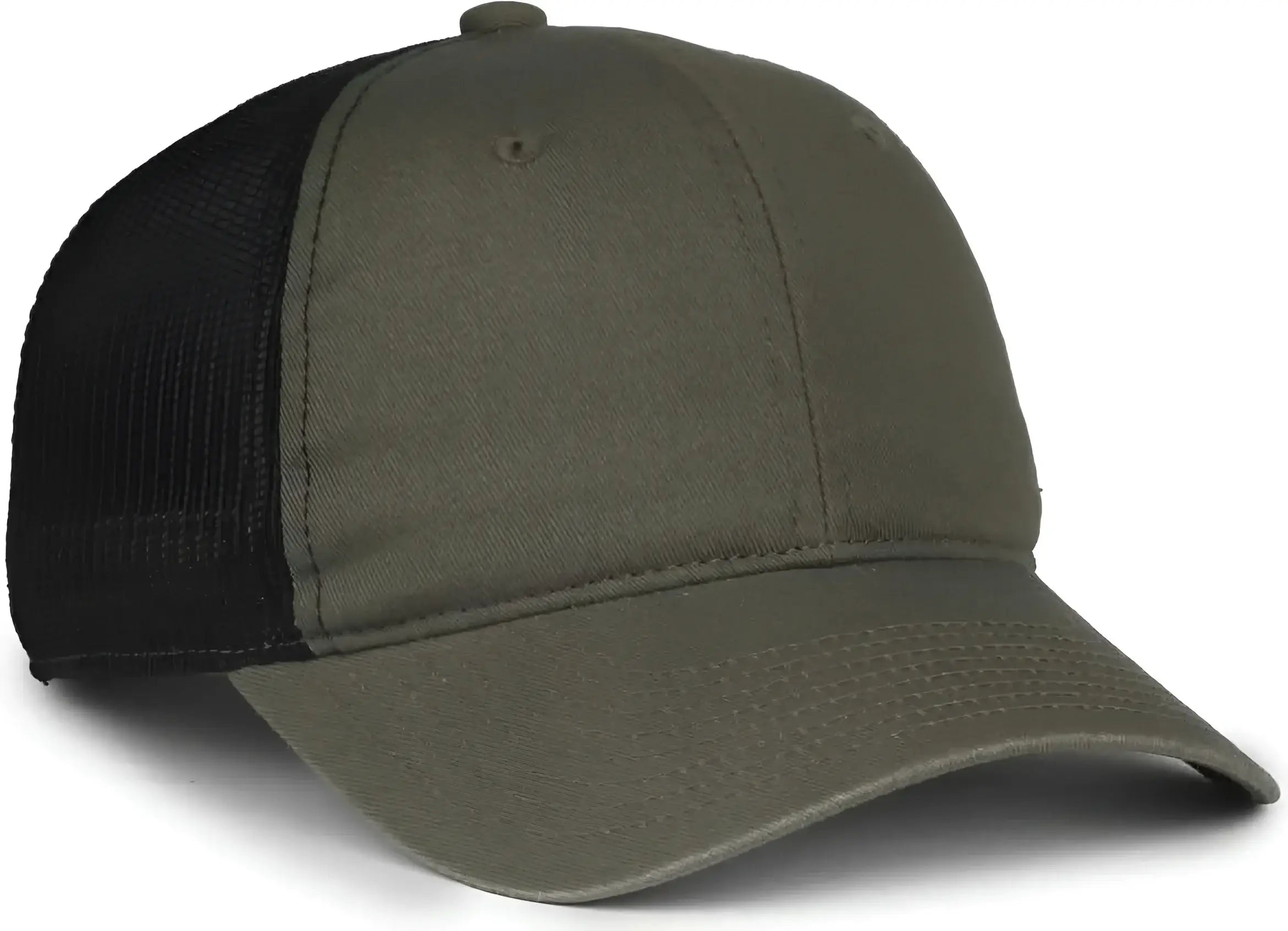 OC Sports FWT-130SB Garment Washed Snap Back Cap - Olive Black - Black / OSFM