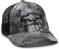 OC Sports GEN11B Chevrolet Mesh Back Cap - Kryptek Raid Black - Kryptek Raid Black / 6 7/8’’ - 7 1/2’’