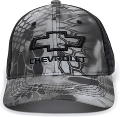 OC Sports GEN11B Chevrolet Mesh Back Cap - Kryptek Raid Black - Kryptek Raid Black / 6 7/8’’ - 7 1/2’’
