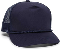 OC Sports GL-155 Adjustable Mesh Back Cap - Navy - Navy / 6 7/8’’ - 7 1/2’’