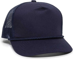 OC Sports GL-155 Adjustable Mesh Back Cap - Navy - Navy / 6 7/8’’ - 7 1/2’’