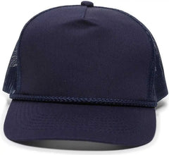 OC Sports GL-155 Adjustable Mesh Back Cap - Navy - Navy / 6 7/8’’ - 7 1/2’’