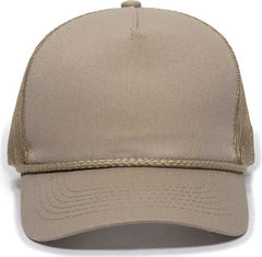OC Sports GL-155 Adjustable Mesh Back Cap - Tan - Tan / 6 7/8’’ - 7 1/2’’