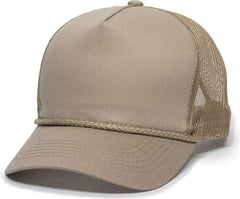 OC Sports GL-155 Adjustable Mesh Back Cap - Tan - Tan / 6 7/8’’ - 7 1/2’’