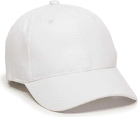 OC Sports GL-271 Team Adjustable Custom Baseball Cap - White - White / Youth