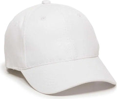 OC Sports GL-271 Team Adjustable Custom Baseball Cap - White - White / Youth