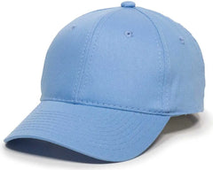 OC Sports GL-271 Team Adjustable Custom Baseball Caps - Columbia Blue