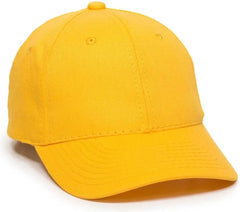 OC Sports GL-271 Team Adjustable Custom Baseball Caps - Gold - Gold / 6 3/8’’ - 7’’
