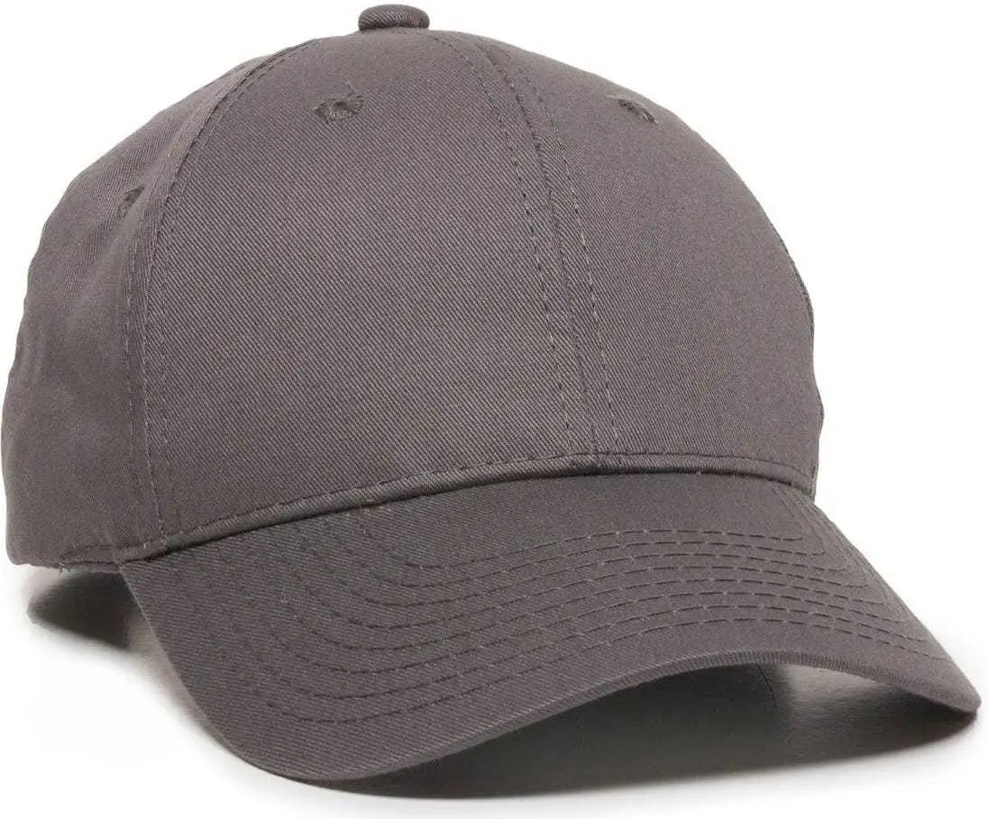 OC Sports GL-271 Team Adjustable Custom Baseball Caps - Graphite - Dark Gray / 6 3/8’’ - 7’’