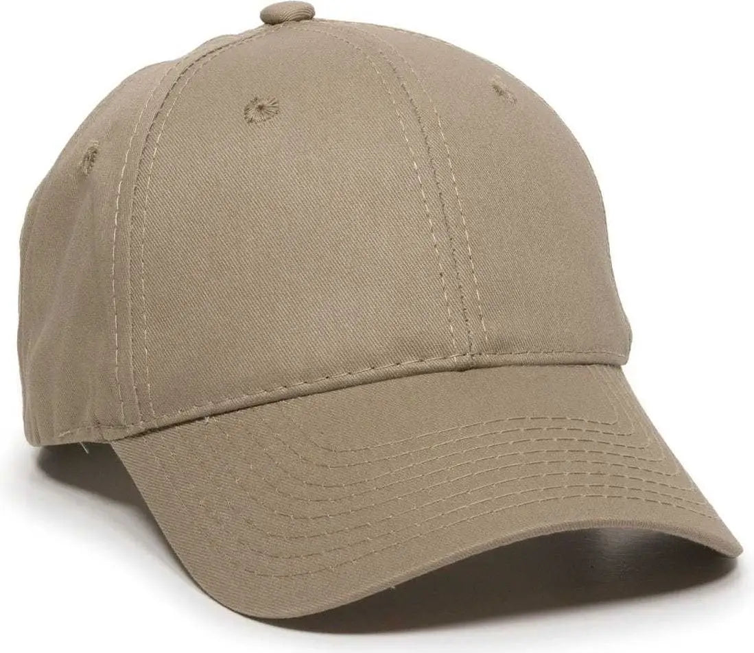 OC Sports GL-271 Team Adjustable Custom Baseball Caps - Khaki - Khaki / 6 7/8’’ - 7 1/2’’