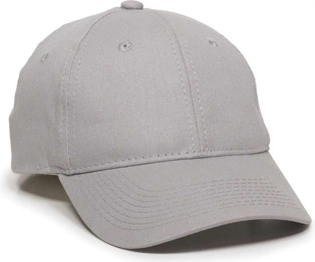 OC Sports GL-271 Team Adjustable Custom Baseball Caps - Light Gray - Light Gray / 6 3/8’’ - 7’’
