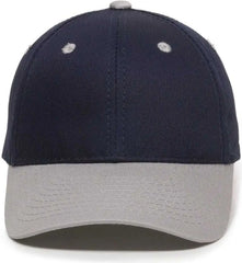 OC Sports GL-271 Team Adjustable Custom Baseball Caps - Navy Lt Gray