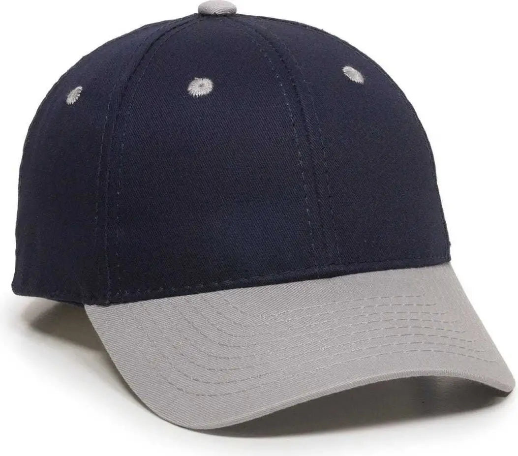OC Sports GL-271 Team Adjustable Custom Baseball Caps - Navy Lt Gray - Navy Light Gray / 6 3/8’’ - 7’’