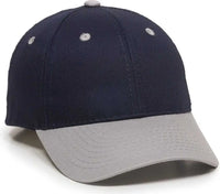 OC Sports GL-271 Team Adjustable Custom Baseball Caps - Navy Lt Gray - Navy Light Gray / 6 3/8’’ - 7’’