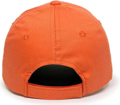 OC Sports GL-271 Team Adjustable Custom Baseball Caps - Orange