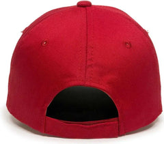 OC Sports GL-271 Team Adjustable Custom Baseball Caps - Red