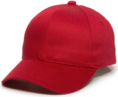 OC Sports GL-271 Team Adjustable Custom Baseball Caps - Red