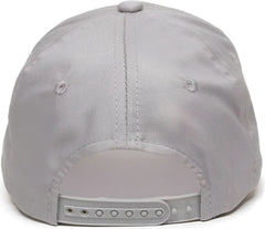 OC Sports GL-455 Team Adjustable Single Snap Closure Cap - Light Gray