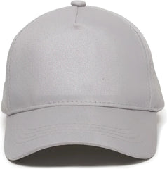 OC Sports GL-455 Team Adjustable Single Snap Closure Cap - Light Gray