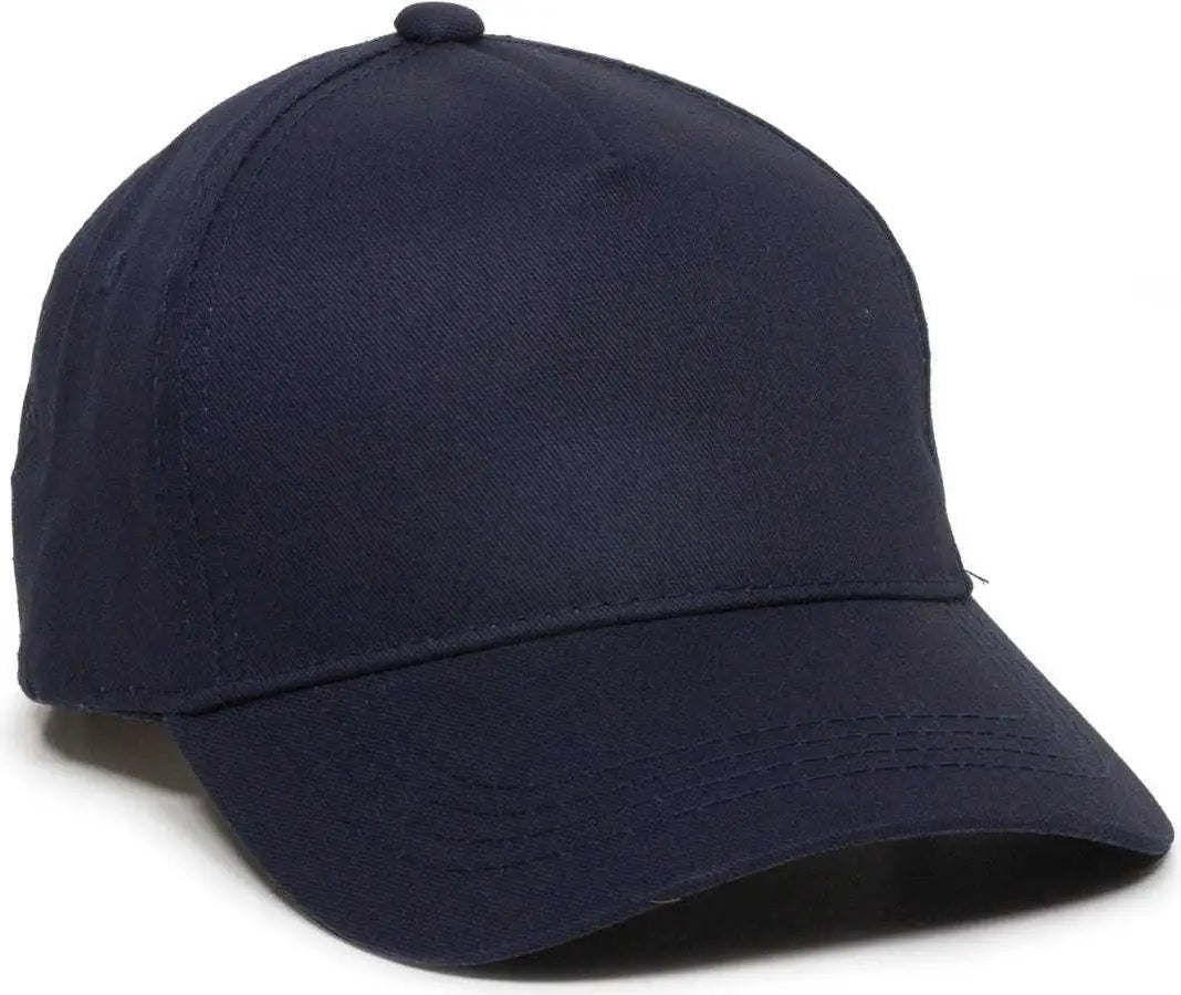 OC Sports GL-455 Team Adjustable Single Snap Closure Cap - Navy - Navy / 6 3/8’’ - 7’’