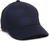 OC Sports GL-455 Team Adjustable Single Snap Closure Cap - Navy - Navy / 6 3/8’’ - 7’’