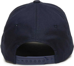 OC Sports GL-455 Team Adjustable Single Snap Closure Cap - Navy