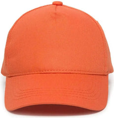 OC Sports GL-455 Team Adjustable Single Snap Closure Cap - Orange