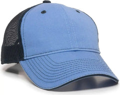 OC Sports GWT-101M Adjustable Mesh Back Cap - Bay Blue Navy - Blue Navy / 6 7/8’’ - 7 1/2’’